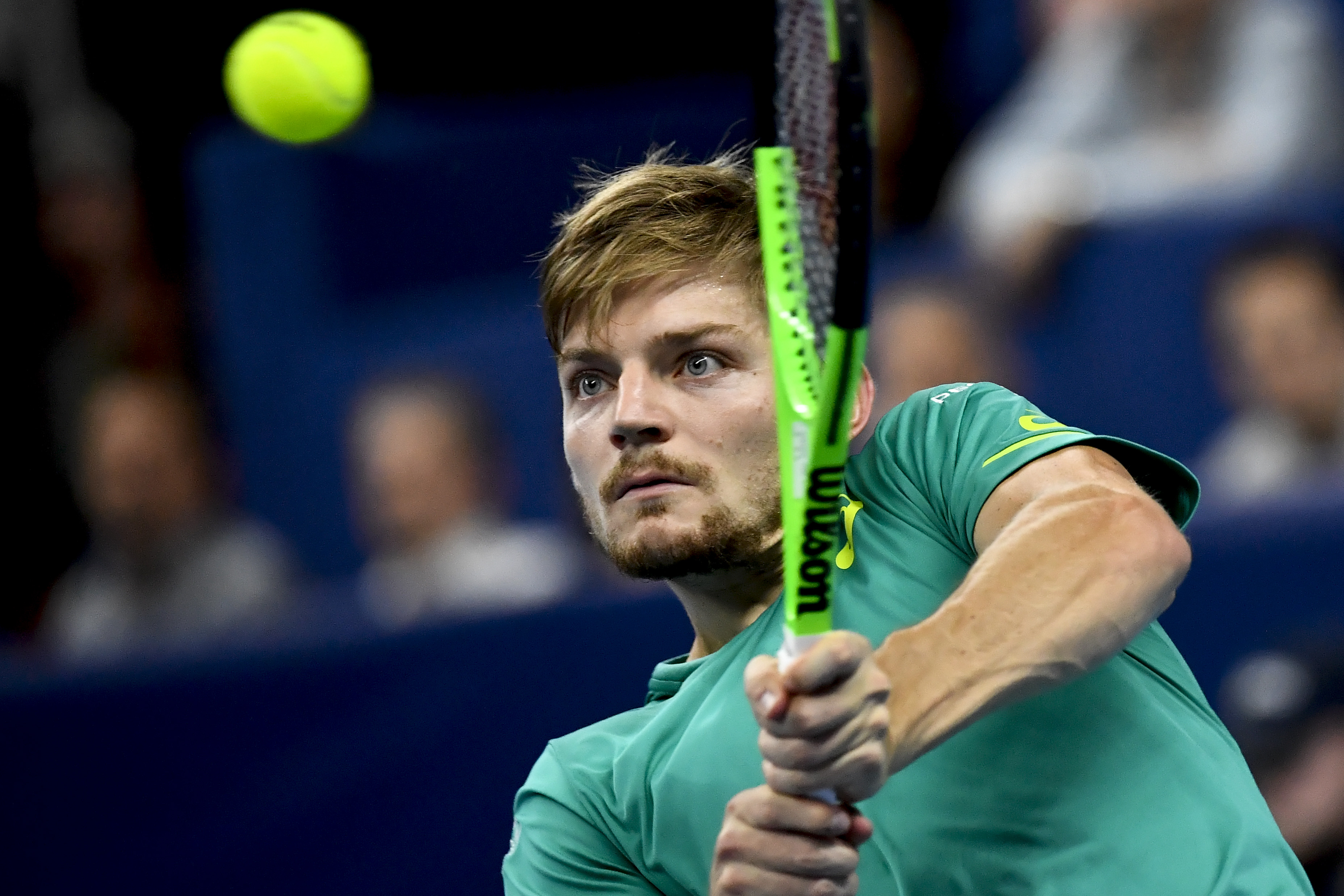 Goffin wimbledon viertelfinale erstmals benoit belga aktion doppagne großbritannien bildfunk