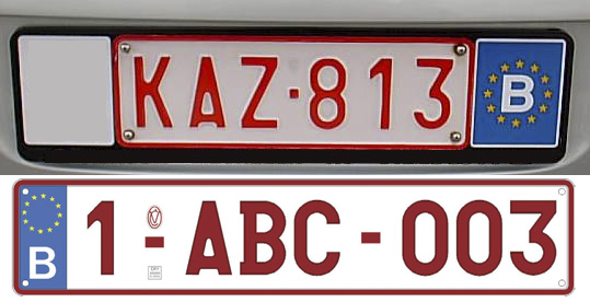 New Belgian Licence Plates To Begin With 2 From New Year | The Bulletin