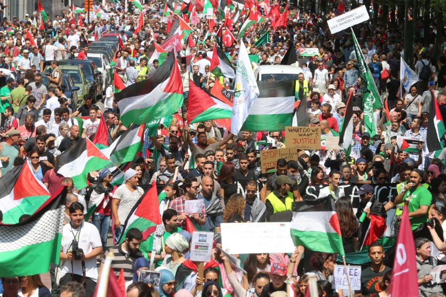 Thousands protest in Brussels against Gaza blockade | The Bulletin