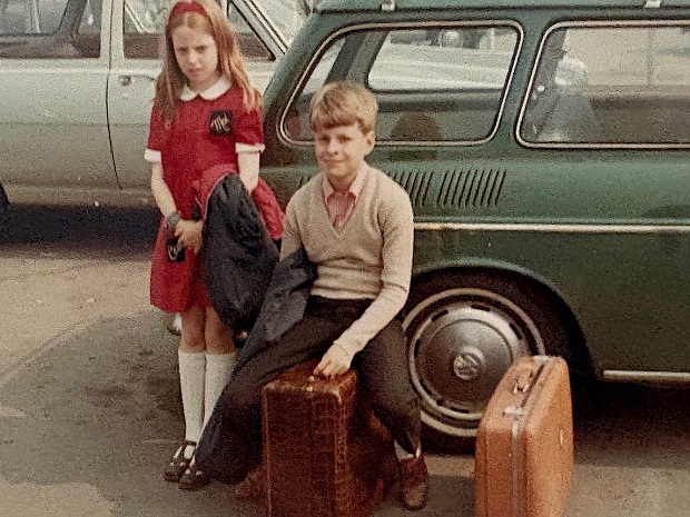 6. Marnie and I off for Summer Camp Summer 1966