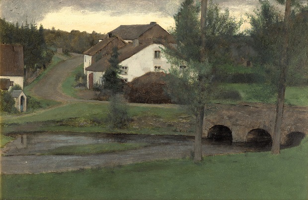Among Friends, Fernand Khnopff, 'In de Ardennen. De brug in Fosset', 1897, private collection
