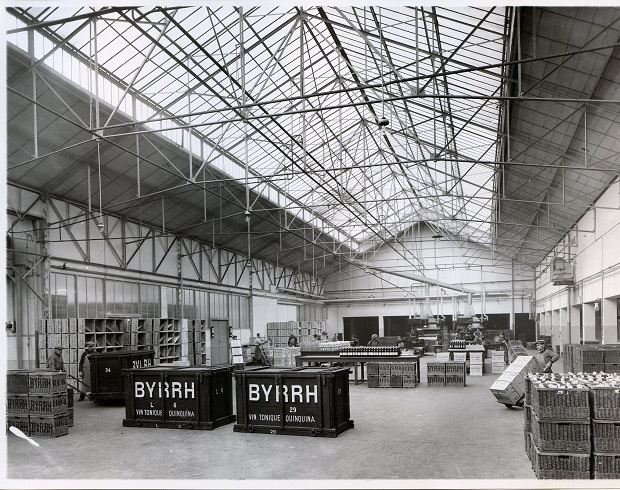 Byrrh's bottling warehouse