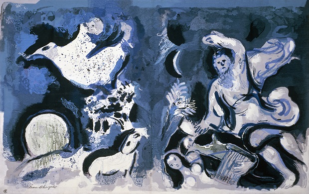 Chagall - David et Bethsabée