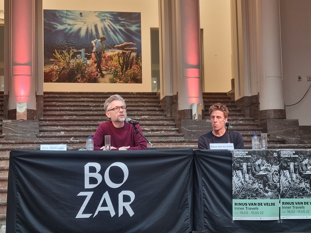 Dirk Vermaelen and Rinus Van de Velde at Bozar press conference
