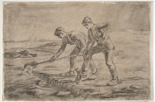 Les Bêcheurs - V. van Gogh ©Ville de Mons