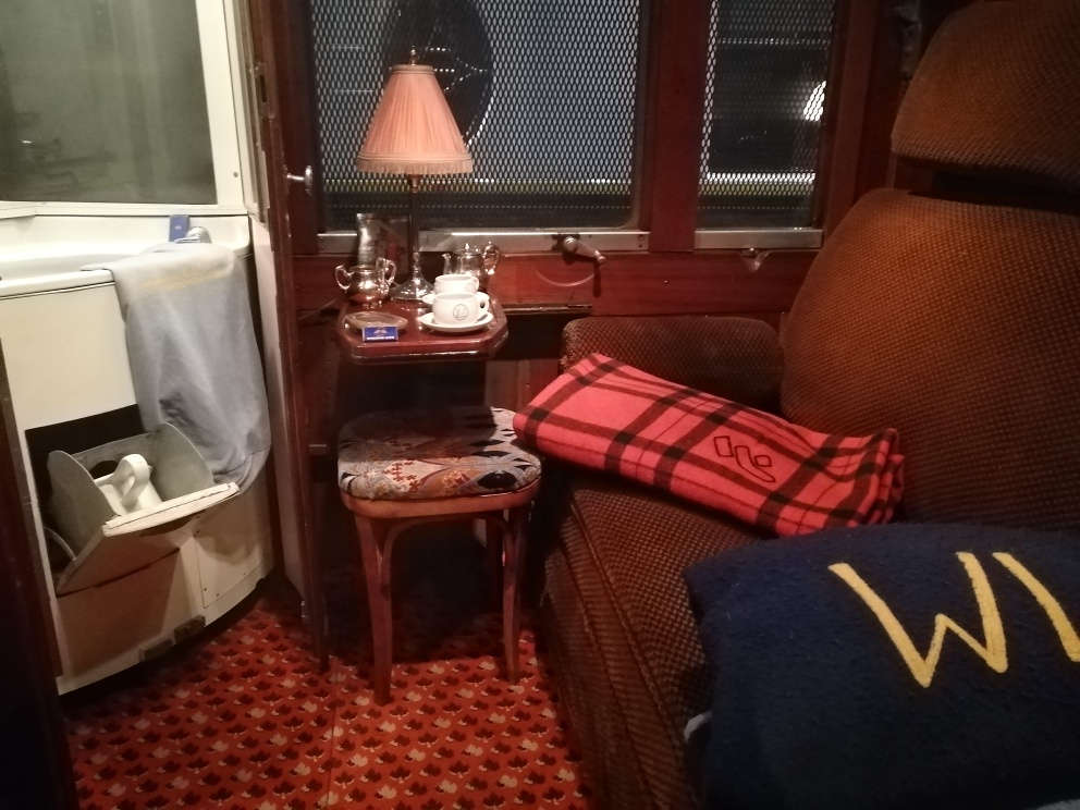 Orient Express sleeping cabin (c) Sarah Crew