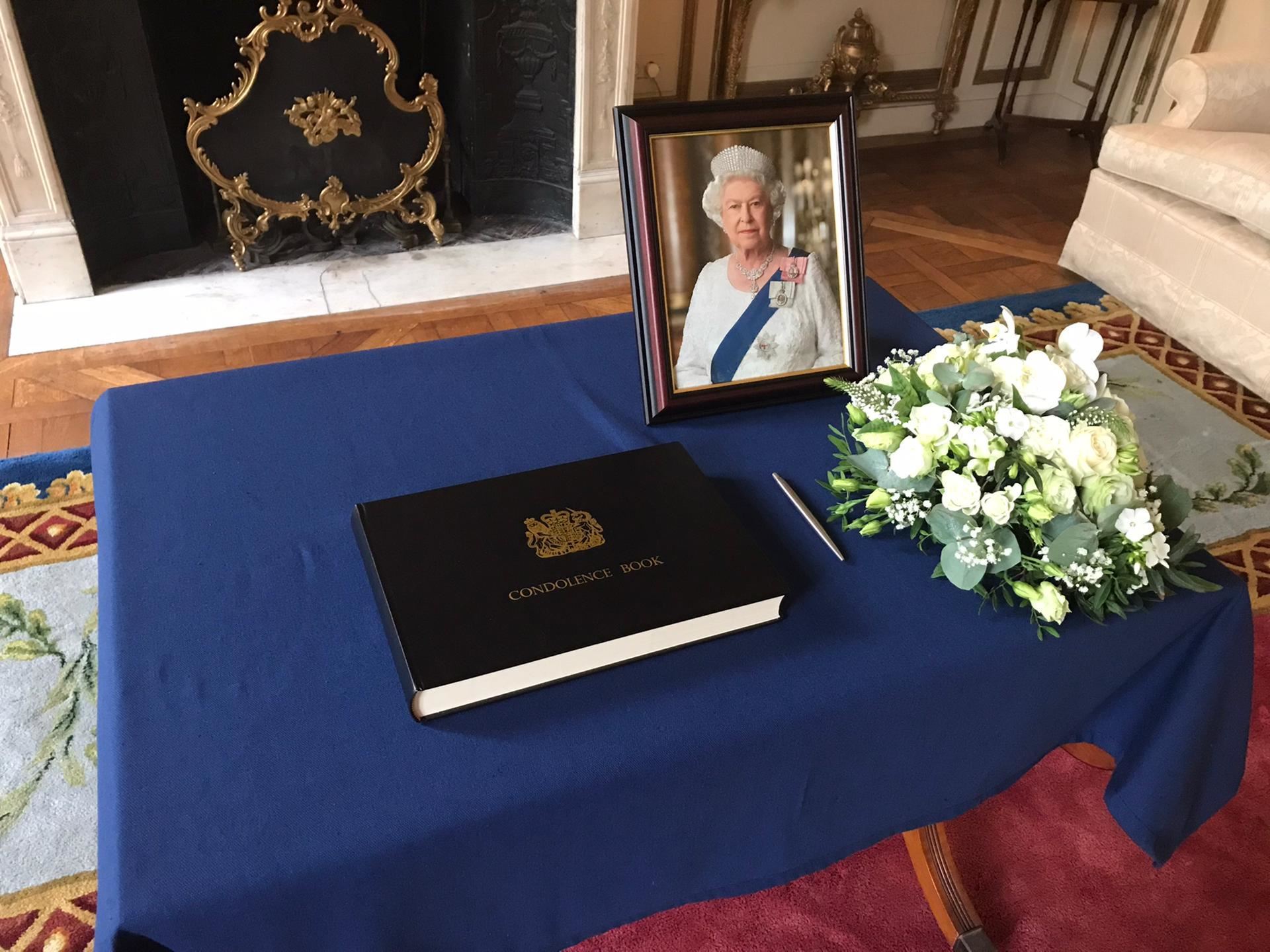 British embassy condolence book