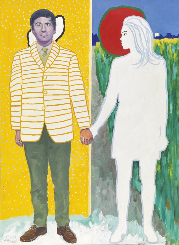 Roger Raveel, Mensenpaar (1968-1975), Koninklijke Musea voor Schone Kunsten van België, Brussel,foto J. Geleyns - Art Photography, c Raveel - MDM, SABAM, Belgium, 2025