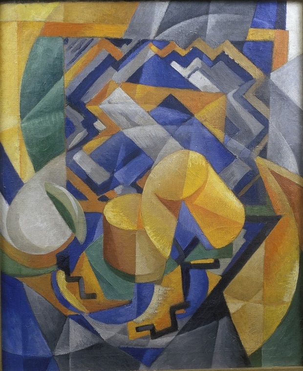 Vadym Meller (1884–1962), Composition (1919-1920), National Art Museum of Ukraine, inv. ЖС-2390 