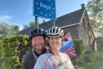 Nurses Andy Dennis and Tracey Hill arrive in Belgium on European charity cycle