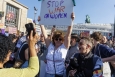 National women's march in Brussels on 8 March 2025