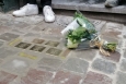 Holocaust pavement memorial Brussels - Belga