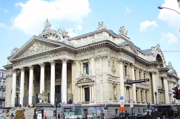 The former stock exchange - the Bourse - in Brussels (Wikimedia Creative Commons)
