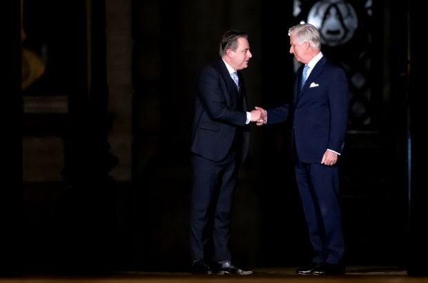 New coalition government for Belgium - Bart De Wever with King Philippe