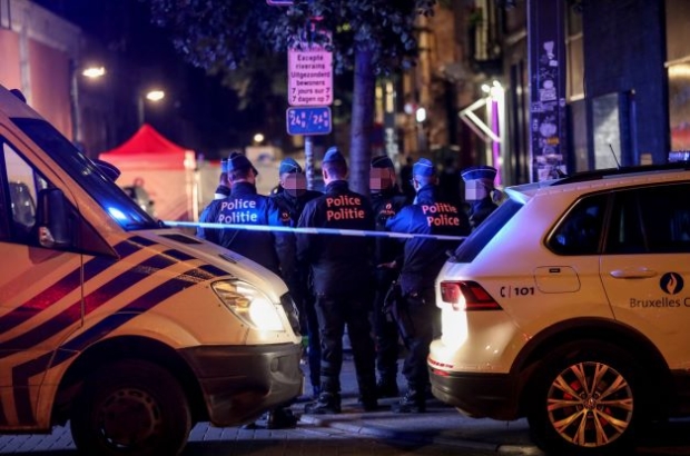 Police stabbing Brussels - Belga