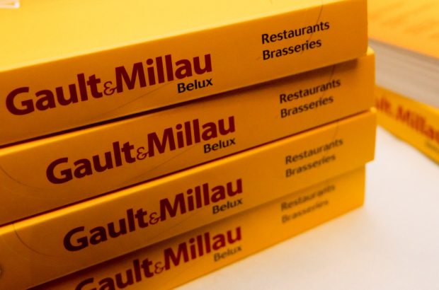 illustration picture shows editions of the Gault et Millau restaurant and hotel guide for Benelux. (BELGA PHOTO VIRGINIE LEFOUR)