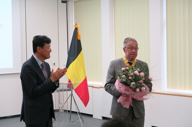 Korean embassy honours Belgian GP
