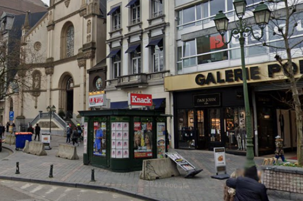 The newsstand on Avenue de la Toison d’Or, Brussels © Google Streetview