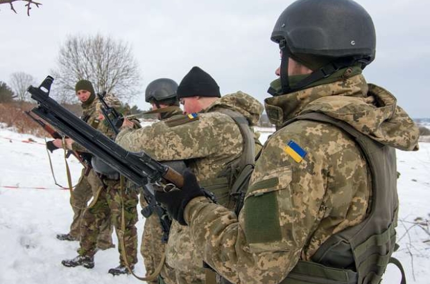 Ukrainian Soldiers assigned to 3rd Battalion in Yavoriv, Ukraine (Free licence)