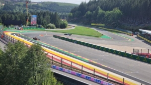 Spa-Francorchamps racetrack in Belgian Ardennes