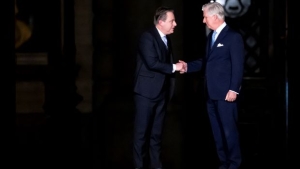 New coalition government for Belgium - Bart De Wever with King Philippe