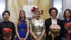 Queen Elisabeth Competition - Queen Mathilde and the winners - Belga