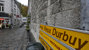 Illustration picture shows the centre of Durbuy, Belgian Ardennes, Sunday 01 November 2020. (BELGA PHOTO DIRK WAEM)