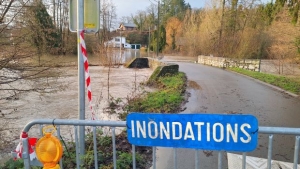 Flooding in Hainaut province Belgium - Belga