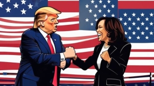 Trump vs Harris: US Election 2024 watch party in Brussels