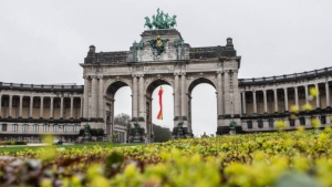 Cinquantenaire arches and park Brussels - Belga