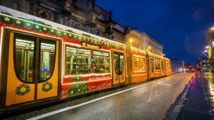 STIB-MIVB Christmas tram service in Brussels
