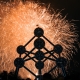 City of Brussels fireworks at the Atomium