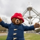 Paddington Bear in Brussels - photo The Atomium