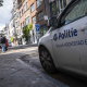 A patrol car from the Brussels Capital Ixelles/Elsene police zone (BELGA PHOTO PAUL-HENRI VERLOOY)