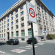 BRUSSELS, BELGIUM: Illustration shows a 'Zone 30' road sign in the centre of Brussels. (BELGA PHOTO VIRGINIE LEFOUR)