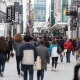 Illustration picture shows people out shopping on Nieuwstraat - Rue Neuve in Brussels. (BELGA PHOTO NICOLAS MAETERLINCK)