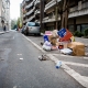 Illustration picture shows garbage dumped on the street in Brussels. (BELGA PHOTO SISKA GREMMELPREZ)