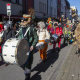 Illustration picture shows the 'Carnaval Sauvage' at the Vossenplein/ place du jeu de Balle in the Brussels' Marollen/ Marolles neighbourhood, Saturday 20 March 2021. (BELGA PHOTO NICOLAS MAETERLINCK)