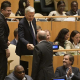 Didier Reynders at UN Security Council vote in New York